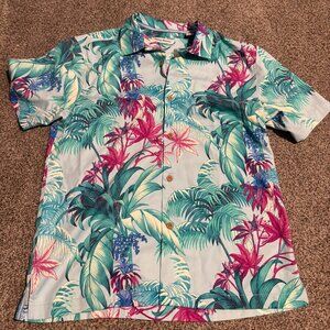 Tommy Bahamma Island Zone GUSTAVIA GROVE Silk-Blend Camp Shirt Hawaiian